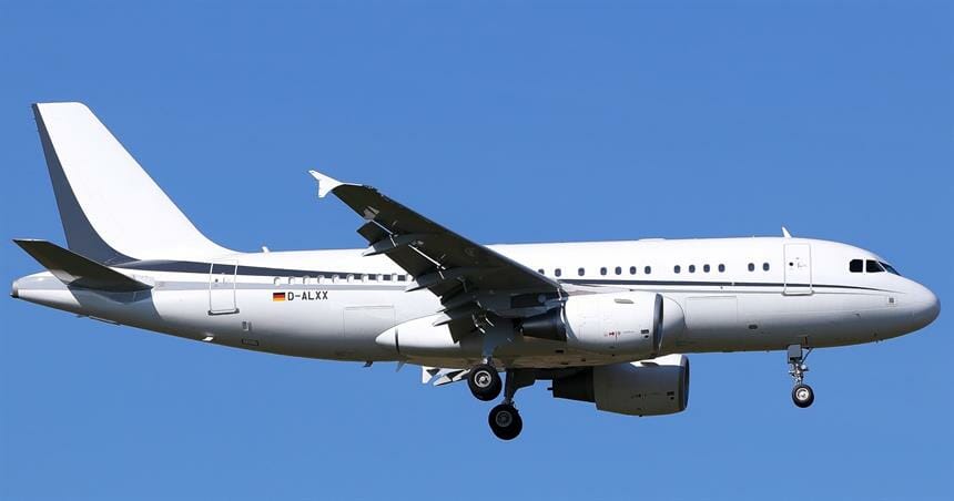 Airbus 319 Corporate Jet