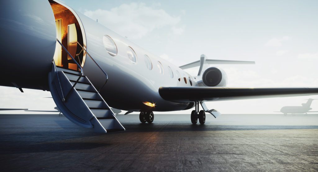 Charter a private jet
