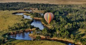 serengeti hot air balloon